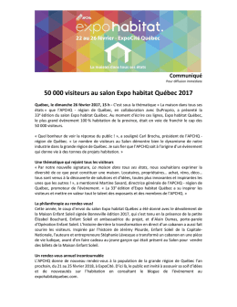 26 février 2017 - Expo habitat Québec