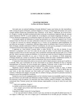 LE SKYLARK DE VALERON CHAPITRE PREMIER La Ruse du