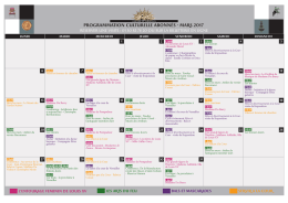 Voir le calendrier