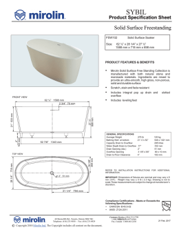 Solid Surface Freestanding