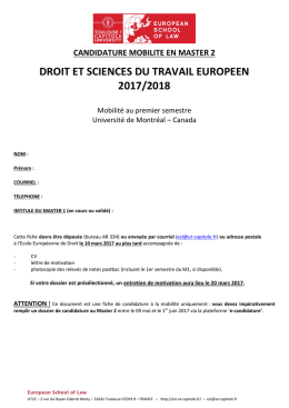 télécharger la fiche de candidature mobilité [PDF