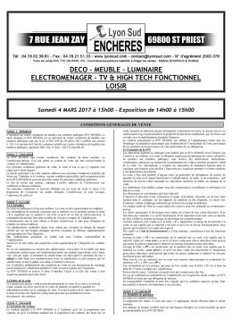 T&eacute;l&eacute;charger la liste de vente