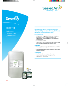 Nettoyant-désinfectant quaternaire puissant et alcalin qui