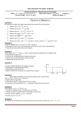 travaux diriges 3 - Centre Universitaire Nour Bachir El