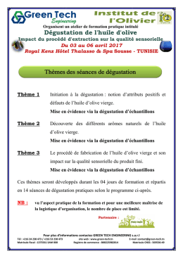 D&eacute;gustation de l` D&eacute;gustation de l`huile d`olive uile d