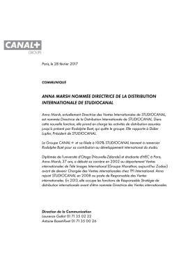T&eacute;l&eacute;charger - Canal+ Groupe