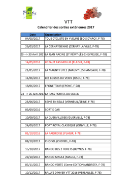 VTT - A.C.T. Plaisir