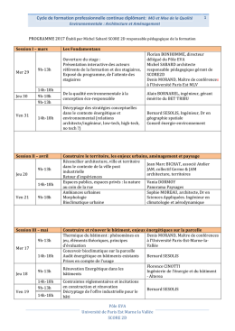 Programme prévisionnel 2017 à télécharger