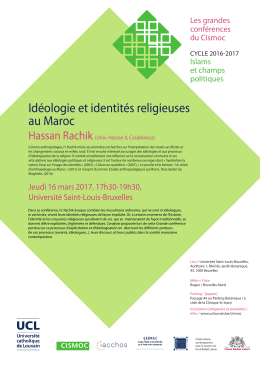Idéologie et identités religieuses au Maroc