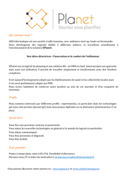 Télécharger la fiche pour plus d`informations