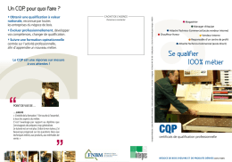 D&eacute;pliant d`information