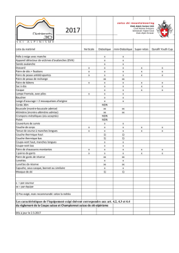 liste materiel d3d du 02 mars 2017