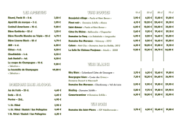 T&eacute;l&eacute;charger la carte des vins