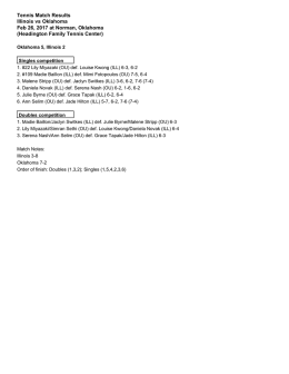 Stats - Sooner Sports