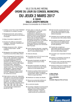 Télécharger l`ordre du jour.