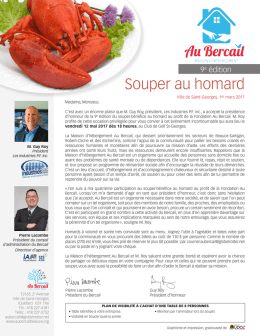 Souper au homard