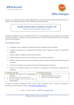 Offre d`emploi