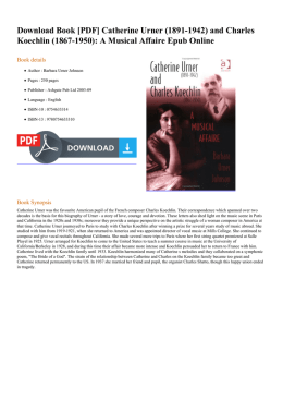 Catherine Urner (1891-1942) and Charles