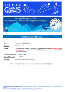 Coupe d`Argent U14 SL D - Le comit&eacute; Mont