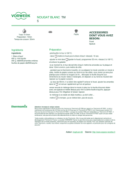 nougat blanc - Espace Recettes