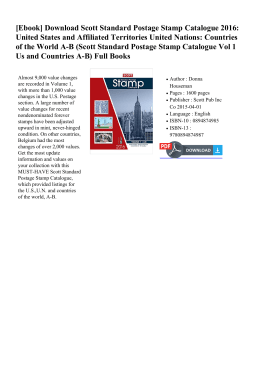 [Ebook] Scott Standard Postage Stamp