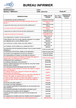 BUREAU INFIRMIER