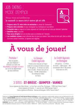 &Agrave; vous de jouer !