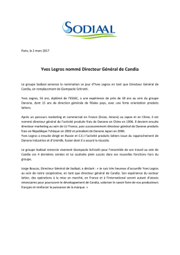 Lire le communiqu&eacute;