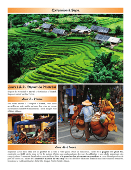 Extension &agrave; Sapa - Voyages Traditours