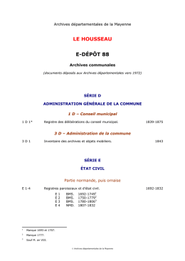 LE HOUSSEAU E