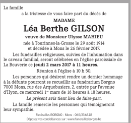 Léa Berthe GILSON