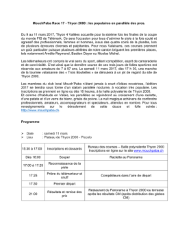 MouchPaba Race 17 - Thyon 2000 : les populaires en