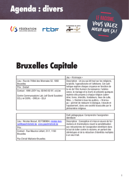 Télécharger l`agenda - Vous valez mieux que ça