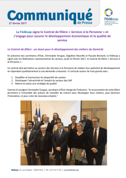 Télécharger le Communiqué de Presse
