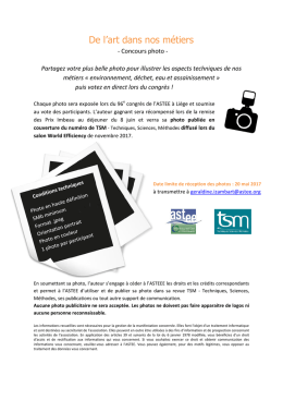 Téléchargez le règlement