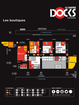 Les boutiques - Docks Vauban