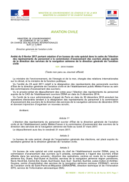 Arr&ecirc;t&eacute; du 9 f&eacute;vrier 2017 - Bulletin Officiel