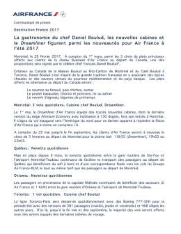 La gastronomie du chef Daniel Boulud, les