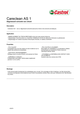 Careclean AS 1 - Castrol MSDS Search