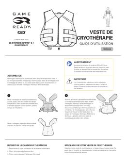 veste de cryoth&eacute;rapie