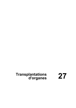 Transplantations d`organes