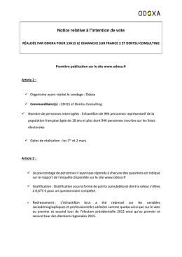 Consulter la notice