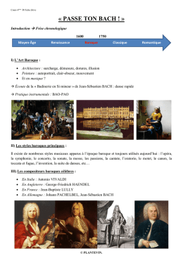 &laquo; PASSE TON BACH ! &raquo;