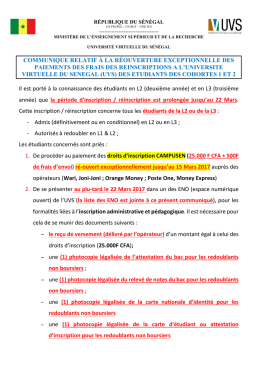 T&eacute;l&eacute;charger  - Universit&eacute; Virtuelle du S&eacute;n&eacute;gal