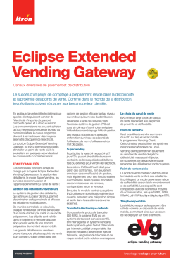 Eclipse Extended Vending Gateway