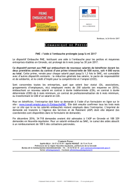 Communiqué de presee 2017-02-23