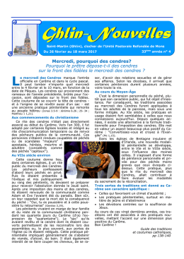 Ghlin-Nouvelles - Paroisse de Mons