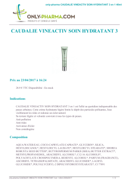 MédicamentCAUDALIE VINEACTIV SOIN - ONLY