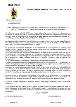 Avis décision