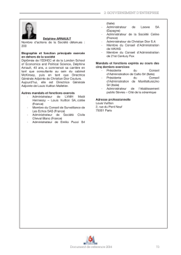2. GOUVERNEMENT D`ENTREPRISE Delphine